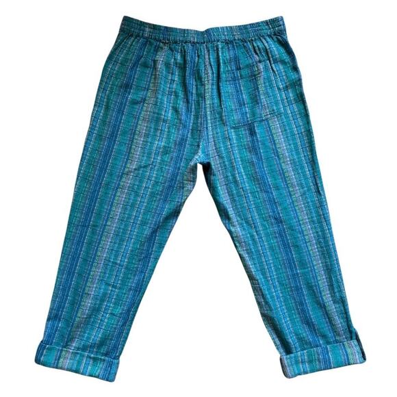 NWT Sundance Bakari Ocean Stripe Boho Drawstring Pull On Relaxed Pants Size L - Picture 4 of 7